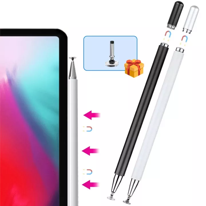 Capacitive Stylus Pen For Samsung Galaxy Tab S8 S7 S6 Lite 2022 S5E S4 S3 S2 A8 10.5 A7 10.4 A 10.1 Tab S8 Ultra S7 FE S7 Plus S8 Disc Tip Magnetic Cap Touch Screen Stylus Pencil